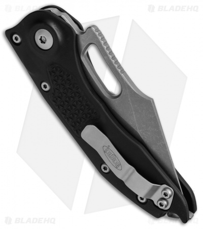 Microtech Stitch Automatic Knife Black (3.75" Apocalyptic) 169-10AP