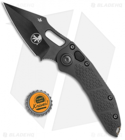 Microtech Signature Series Stitch Automatic Knife Tactical (3.8" DLC) 169-1DLCTS