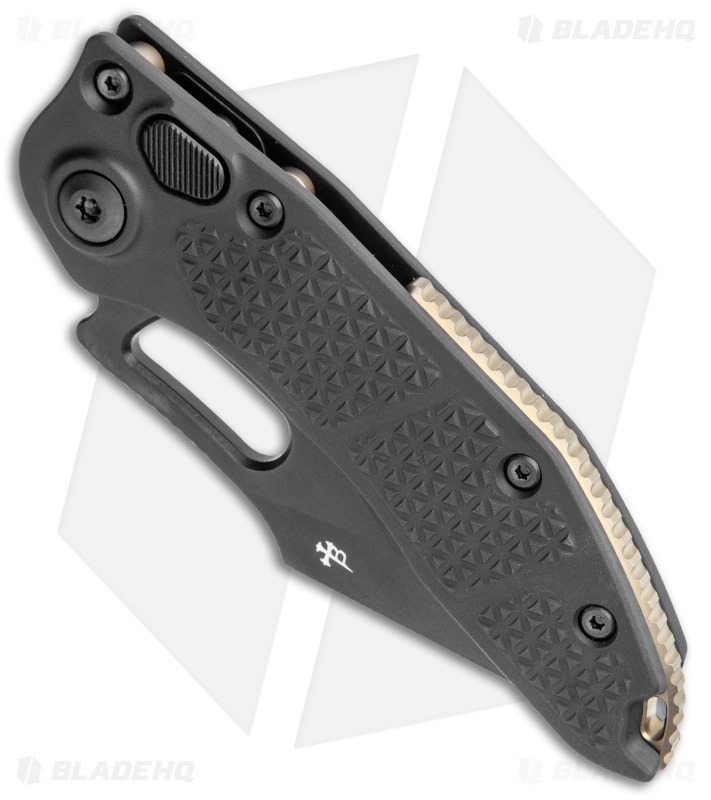 Microtech Signature Series Stitch Automatic Knife Tactical (3.8" DLC) 169-1DLCTS