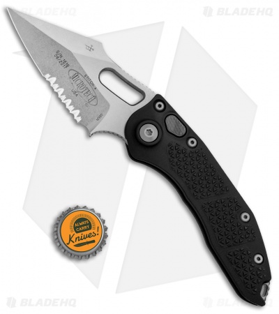 Microtech Stitch Automatic Knife Black (3.75" SW) 169-11