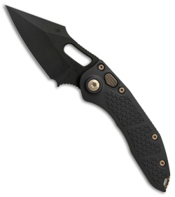 Microtech Stitch Automatic Knife Black (3.75" Black DLC)