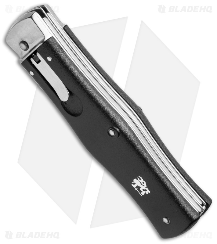 Mikov 241 Predator Leverlock Automatic Knife w/ Saw ABS Black (3.75" Polish)
