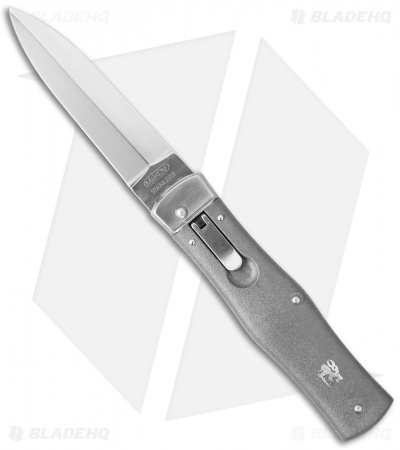 Mikov 241 Predator Leverlock Automatic Knife ABS Silver (3.75" Polish)