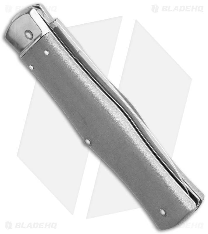 Mikov 241 Predator Leverlock Automatic Knife ABS Silver (3.75" Polish)