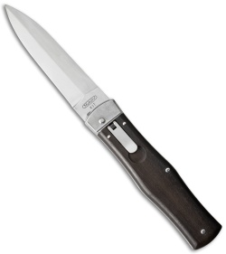 Mikov 241 Predator Leverlock Automatic Knife Ebony Wood (3.75" Polish)