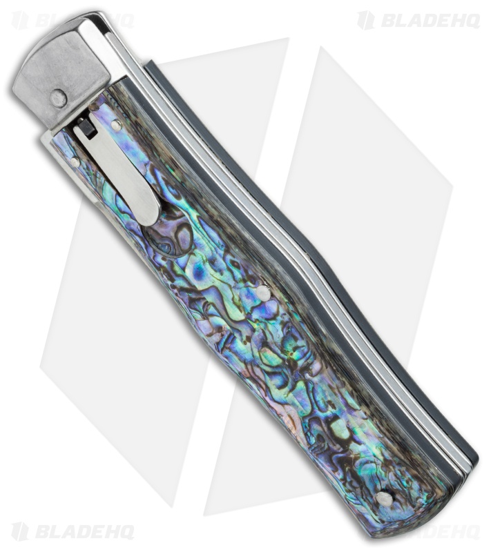 Mikov 241 Predator Leverlock Automatic Knife Abalone (3.75" Polish)