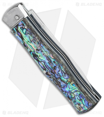 Mikov 241 Predator Leverlock Automatic Knife Abalone (3.75" Polish)