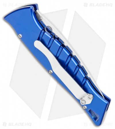 Piranha Amazon Automatic Knife Blue (3.45" Mirror)