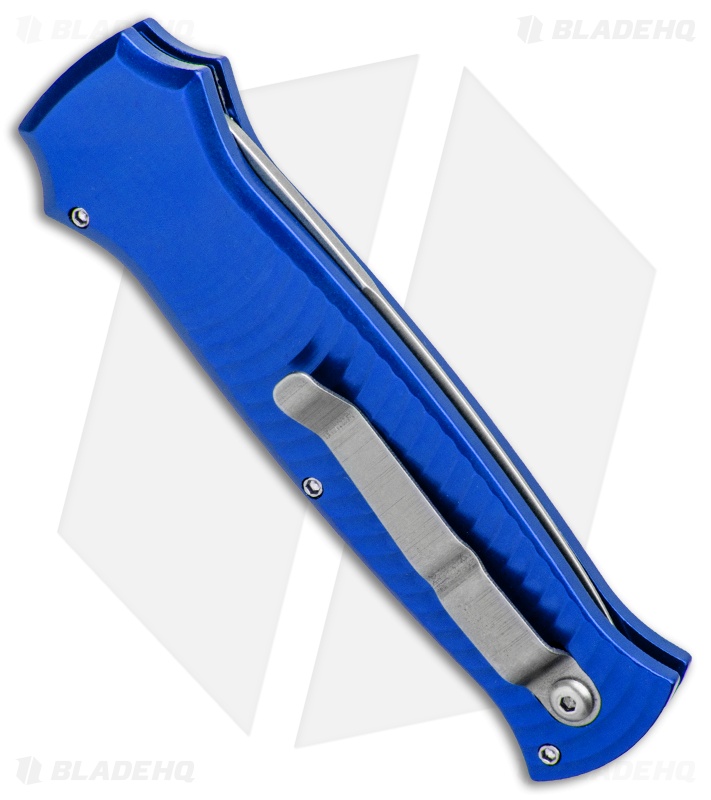 Piranha Bodyguard Automatic Knife Blue (3.3" Stonewash)