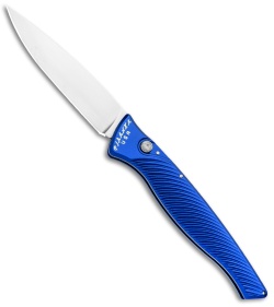 Piranha DNA Automatic Knife Blue (3.25" Mirror)