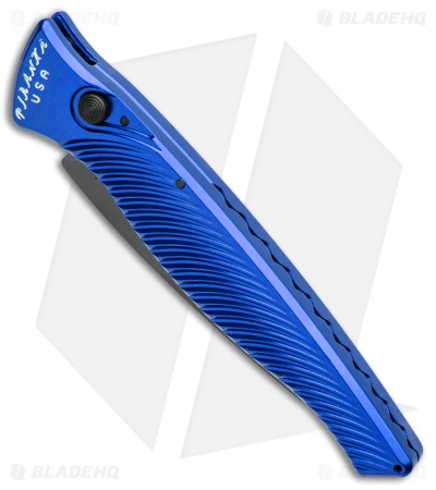 Piranha DNA Automatic Knife Blue Tactical (3.25" Black)