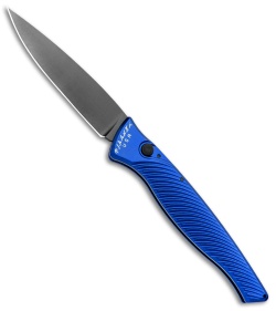 Piranha DNA Automatic Knife Blue Tactical (3.25" Black)