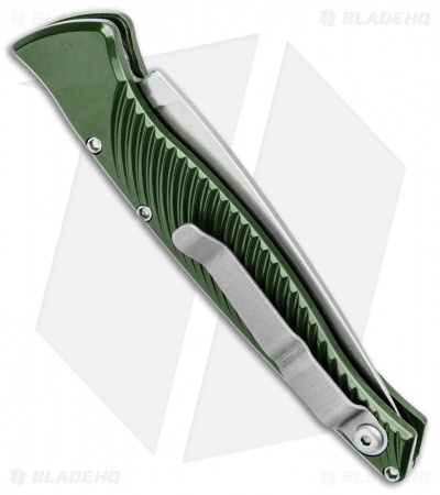 Piranha DNA Automatic Knife Green (3.25" Mirror)
