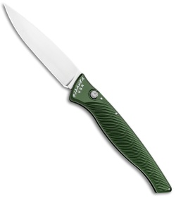 Piranha DNA Automatic Knife Green (3.25" Mirror)