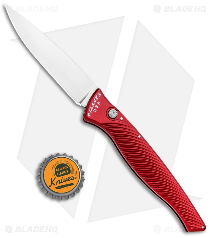 Piranha DNA Automatic Knife Red (3.25