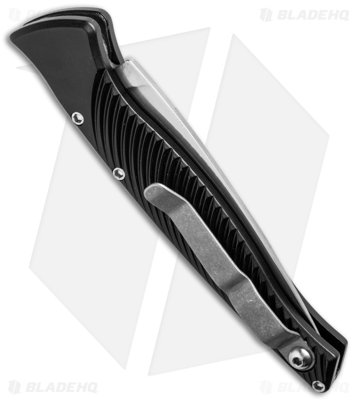 Piranha DNA Automatic Knife Black (3.25" Mirror Serr)