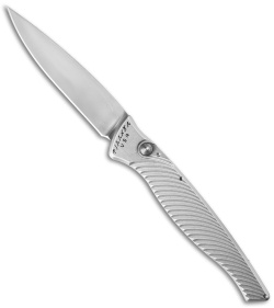 Piranha DNA Automatic Knife Silver (3.25" Mirror)