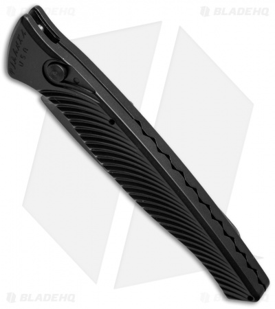 Piranha DNA Automatic Knife Black Tactical (3.25" Black Serr)