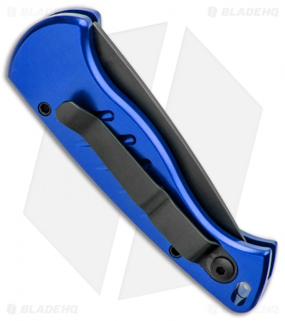 Piranha Fingerling Automatic Knife Blue Tactical (2.5" Black)
