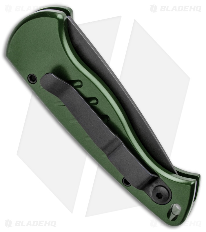 Piranha Fingerling Automatic Knife Green (2.5" Black)