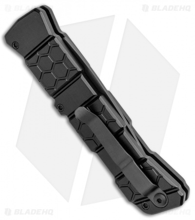 Piranha 21 Tactical Automatic Knife Black (3.375" Black) P-21BKT