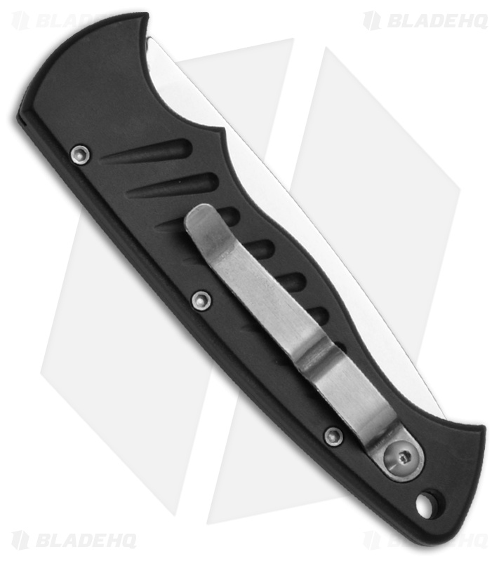 Piranha Black P-1 Pocket Automatic Knife (3.2" Mirror)