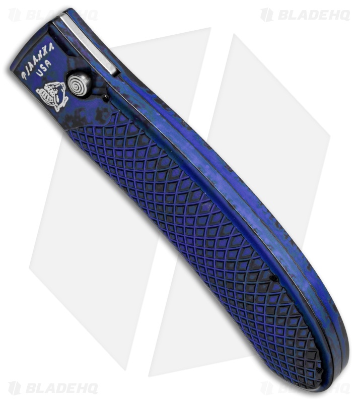 Piranha Toxin Automatic Knife Blue (3.75