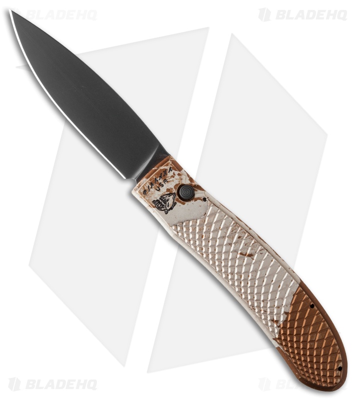 Piranha Toxin Automatic Knife Camo (3.75" Black)