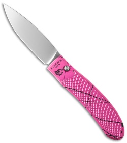 Piranha Toxin Automatic Knife Pink (3.75" Mirror)