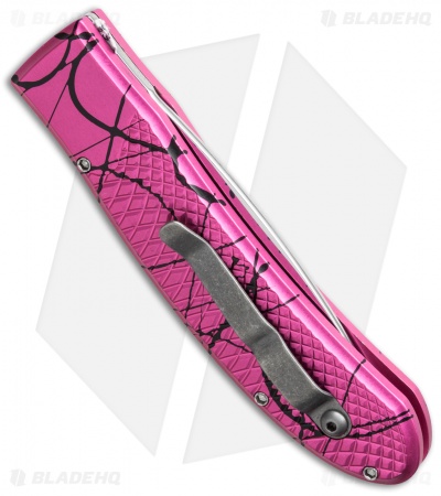 Piranha Toxin Automatic Knife Pink (3.75" Mirror)