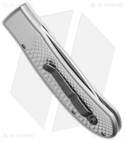Piranha Toxin Automatic Knife Silver (3.75" Mirror)
