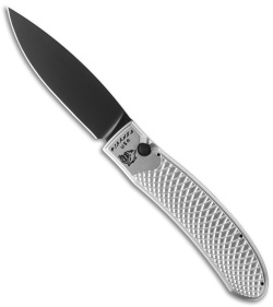 Piranha Toxin Automatic Knife Silver (3.75" Black)