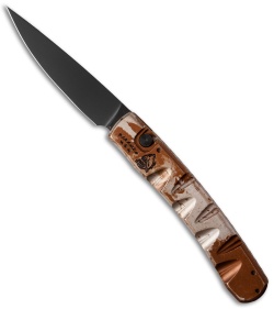 Piranha Virus Automatic Knife Desert Camo (3.25" Black)