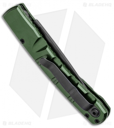 Piranha Virus Automatic Knife Green Tactical (3.25" Black)