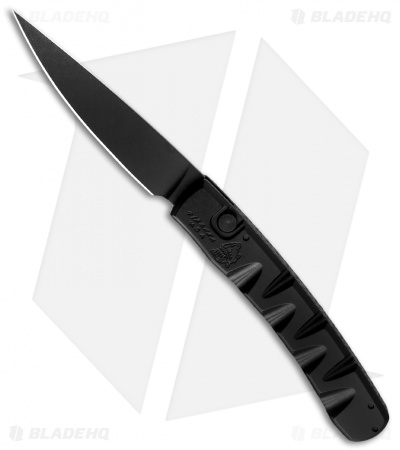 Piranha Virus Automatic Knife Black (3.25" Black)