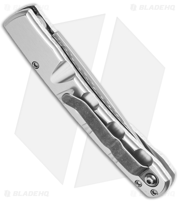 Piranha Virus Automatic Knife Silver (3.25" Mirror)