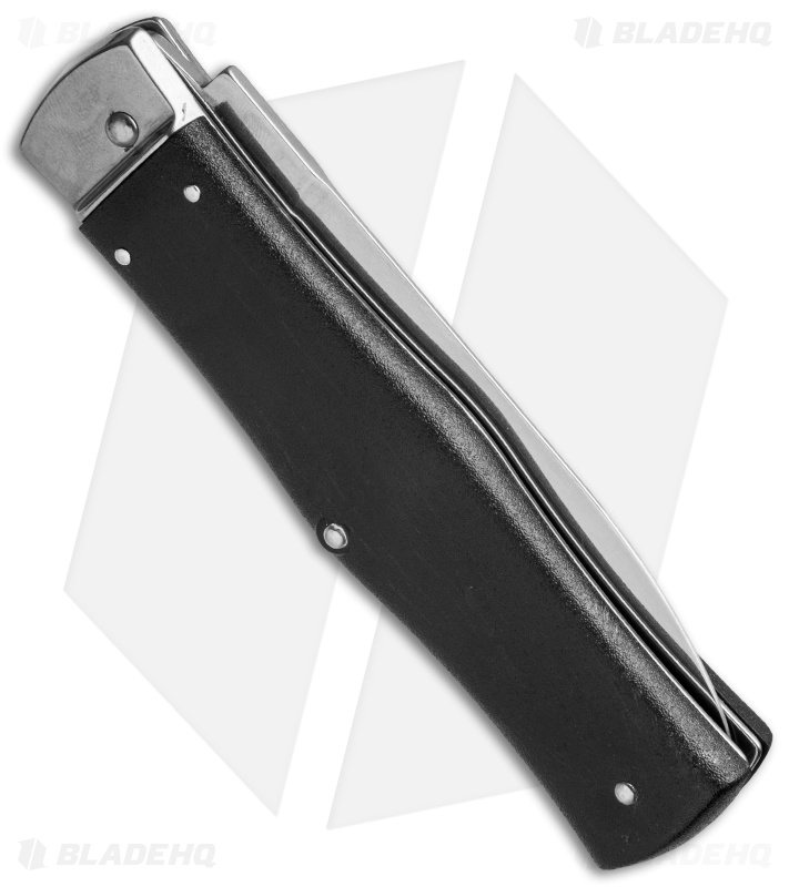 Mikov 241 Predator Leverlock Dagger Automatic Knife ABS Black (3.75" Polish)