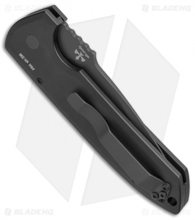 Pro-Tech Les George Rockeye Automatic Knife Smooth Black (3.4" Black) LG101