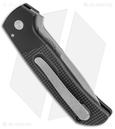 Pro-Tech Terzuola ATCF Automatic Knife Textured Black G-10 (3.5" SW MagnaCut)