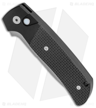 Pro-Tech Terzuola ATCF Automatic Knife Textured Black G-10 (3.5" SW MagnaCut)