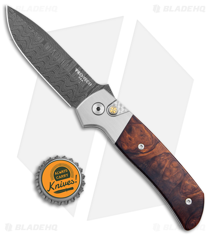 Pro-Tech Ultimate Custom Terzuola ATCF | Damascus | Blade HQ