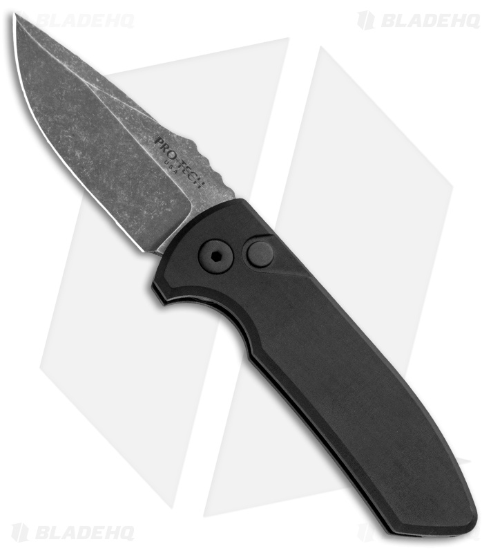Pro-Tech Les George SBR Prototype Automatic Knife Smooth (2.6" Acid Wash)