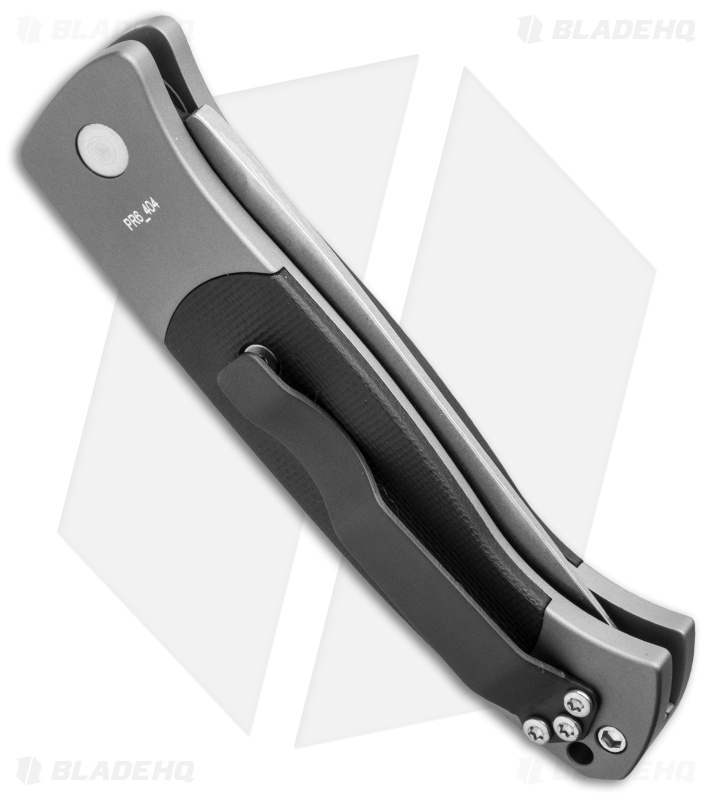 Pro-Tech Brend 2 Small Automatic Knife Gray/Black G-10 (2.9" Stonewash ...