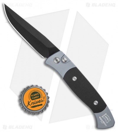 Pro-Tech Brend 2 Automatic Knife Aluminum/Black G-10 (2.9" Black) 1202