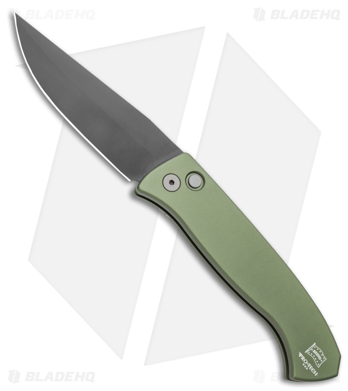 Pro-Tech Brend 3 Medium Automatic Knife Green (3.75" Black)