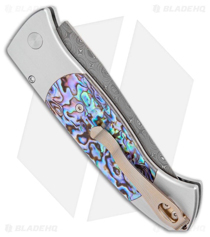 Pro-Tech Brend 3 Medium Automatic Knife Abalone (3.75" Chad Nichols Damascus)