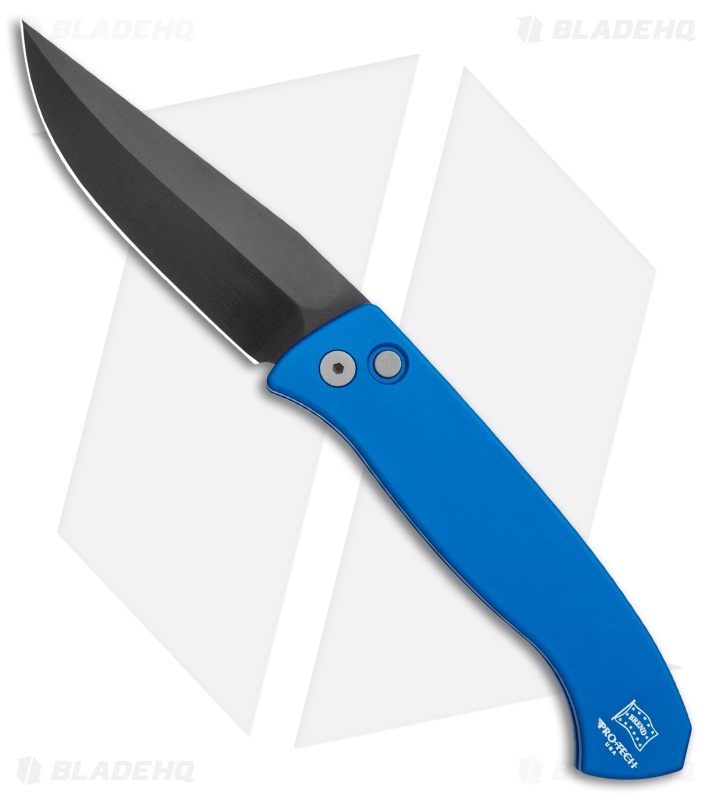 Pro-Tech Brend 3 Medium Automatic Knife Blue (3.75" Black)