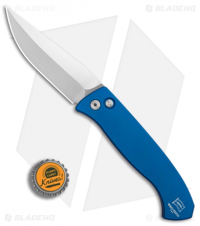 Pro-Tech Brend 3 Medium Automatic Knife Blue (3.75" Satin)