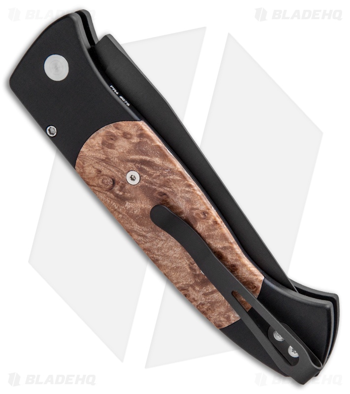 Pro-Tech Brend 3 Medium Automatic Knife Maple Burl (3.75" Black) 1307