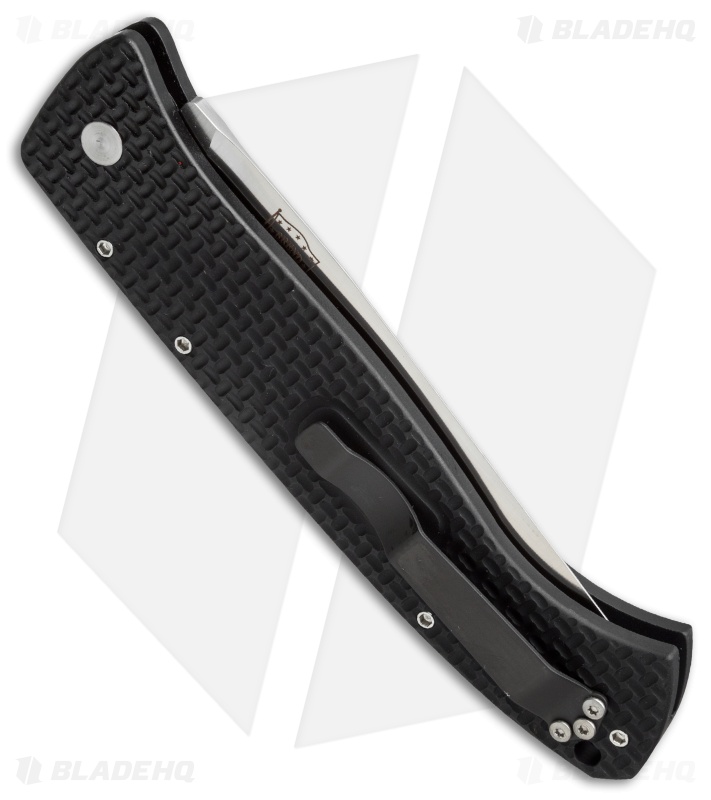 Pro-Tech Brend 1 Large Automatic Knife Knurled Black (4.6" Satin) 1140
